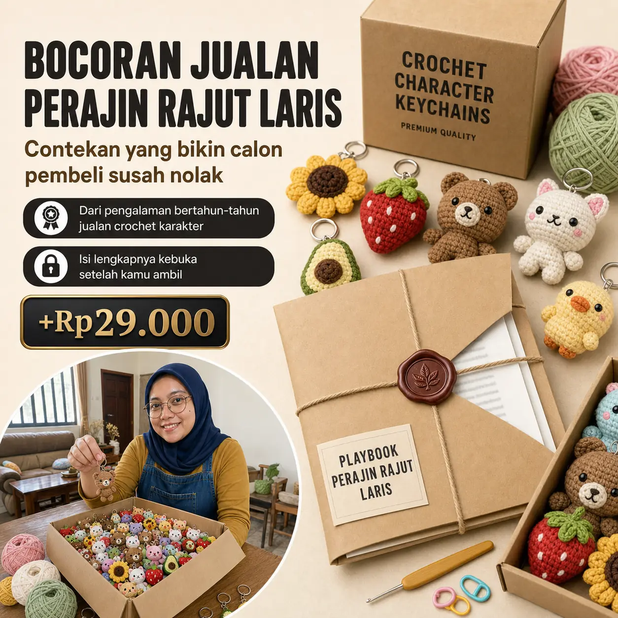 Bocoran Seller Laris untuk perajin rajut